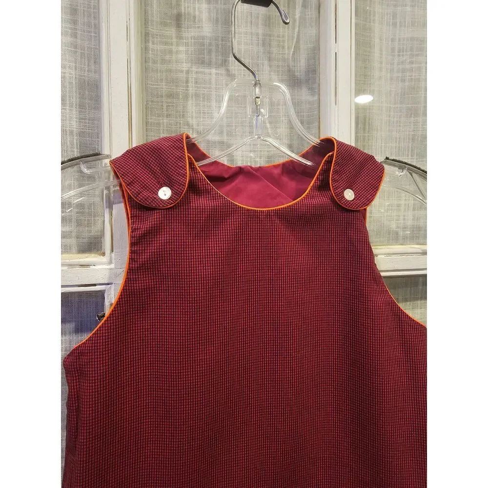 Rosalina Reversible‎ Pumpkin Fall Sleevless Dress Girls size 4T